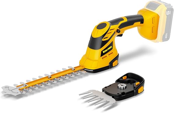 Cordless Hedge Trimmer & Grass Shear for DeWALT 20V (Bare Tool)