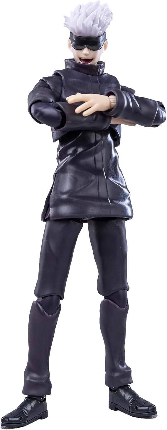 QAHEART Itadori Yuji Figures, Fushiguro Megumi Anime Figure Statues Movable Interchangeable Face Action Figurine Ornament 18CM, Gojsa