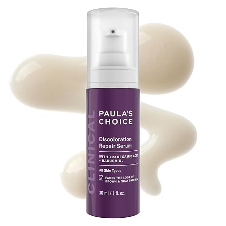 Paula's Choice CLINICAL Discoloration Repair Face Serum, 1 Fl Oz | Facial Serum with Tranexamic Acid for Stubborn Dark Spots, Post-Acne Marks & Sun Damage, Fragrance-Free
