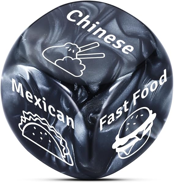 2pcs Funny Food Dice for Couple for Boyfriend Girlfriend Daughter Son Anniversary Valentine Gifts for Him Her Date Night Ideas Gifts for Boyfriend from Girlfriend Dinner Dice