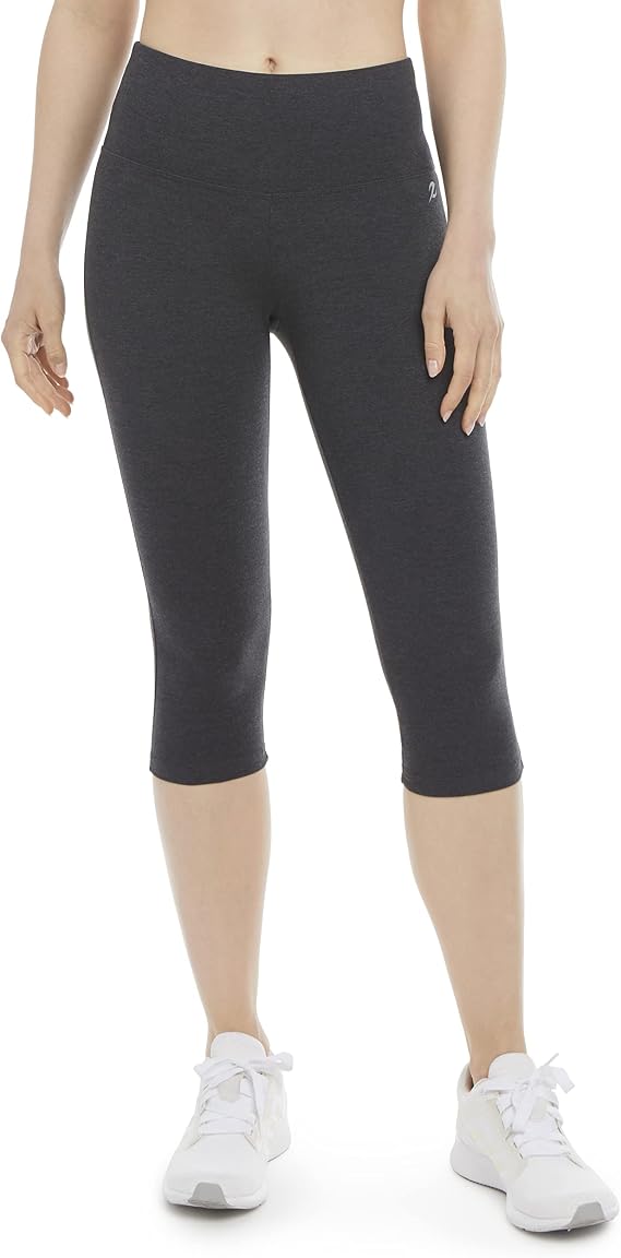 Energy Zone Women's Cotton Stretch High Waist Crop Legging
