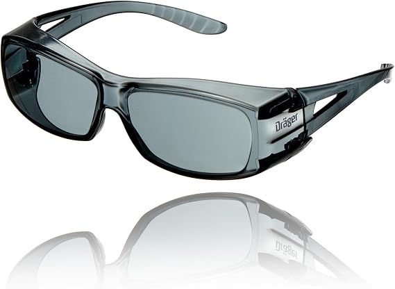 Drager X-pect 2400 Safety Glasses | Anti-fog - Anti-scratch - For construction site, laboratory & workshop