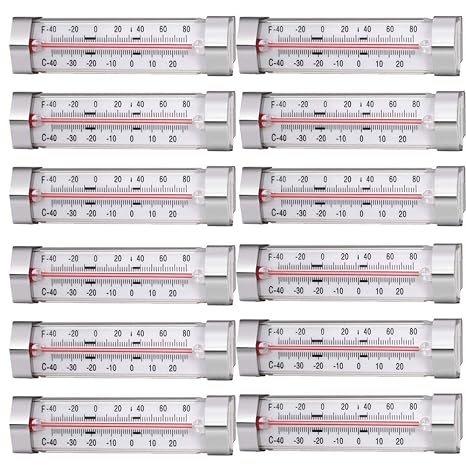 Fridge Refrigerator Freezer Thermometer, 12 Pack