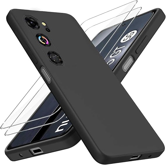 Black Case for ZTE Nubia Neo 5 GT with 2 Pack Screen Protector