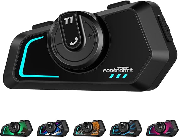 Fodsports T1 Motorcycle Headset with Music Sharing FM Radio