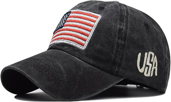 Mens Baseball Cap Trucker Hats Women Vintage Hat USA Embroidery Ball Caps