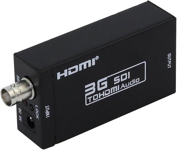 1080P 3G SDI to HDMI Converter Adapter Support HD-SDI / 3G-SDI Signals Showing SDI2DMI SDI to HDMI