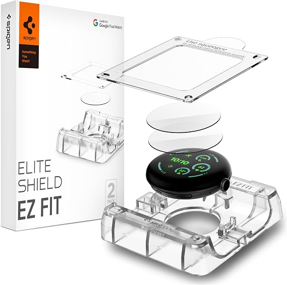 Spigen EliteShield EZ Fit Screen Protector for Pixel Watch 5/4/3 41mm