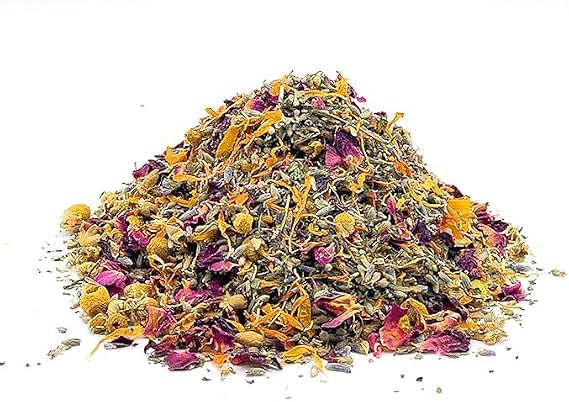 Sassafras & Pumpernickel Certified USDA Organic Chicken Nesting Herbs (4 oz) Aromatic Herbs for Coops and Nest Boxes, Nesting Herbs for Chicken coop, coop Refresher for Chickens
