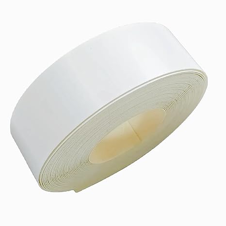 White Edge Banding Roll,2 inch x50ft Plywood Pre-glued Iron On Wood Veneer Tape,Not Melamine PVC Edgebanding Strip, Backed with Hot Melt,Flexible Veneer Edging Trim for Furniture Shelves MDF Repair