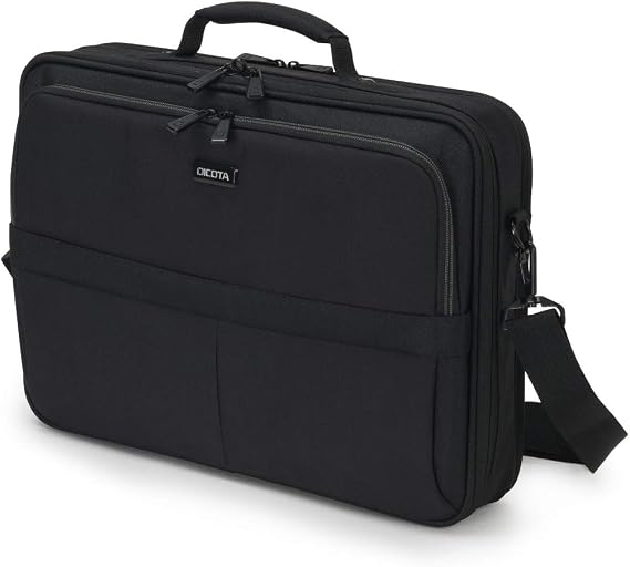 Dicota Unisex's Multi Plus Scale 15.6IN Notebook Carrying case-15.6"-Black, M, Black, 15.6"