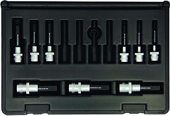 "Bondhus 30299 Socket Hex Bit Tool Set w/Sockets,2"",9-pc", multi, one size