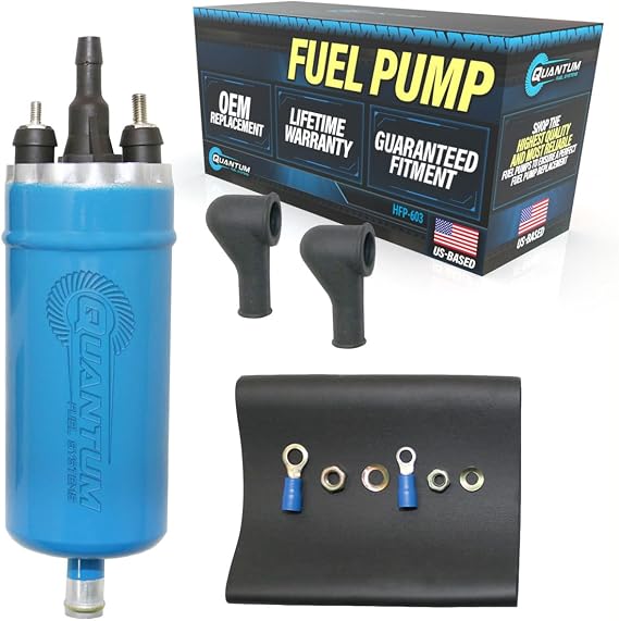 QFS 125LPH Fuel Pump for BMW E30 M3 Alfa Spider Porsche 944 VW Beetle