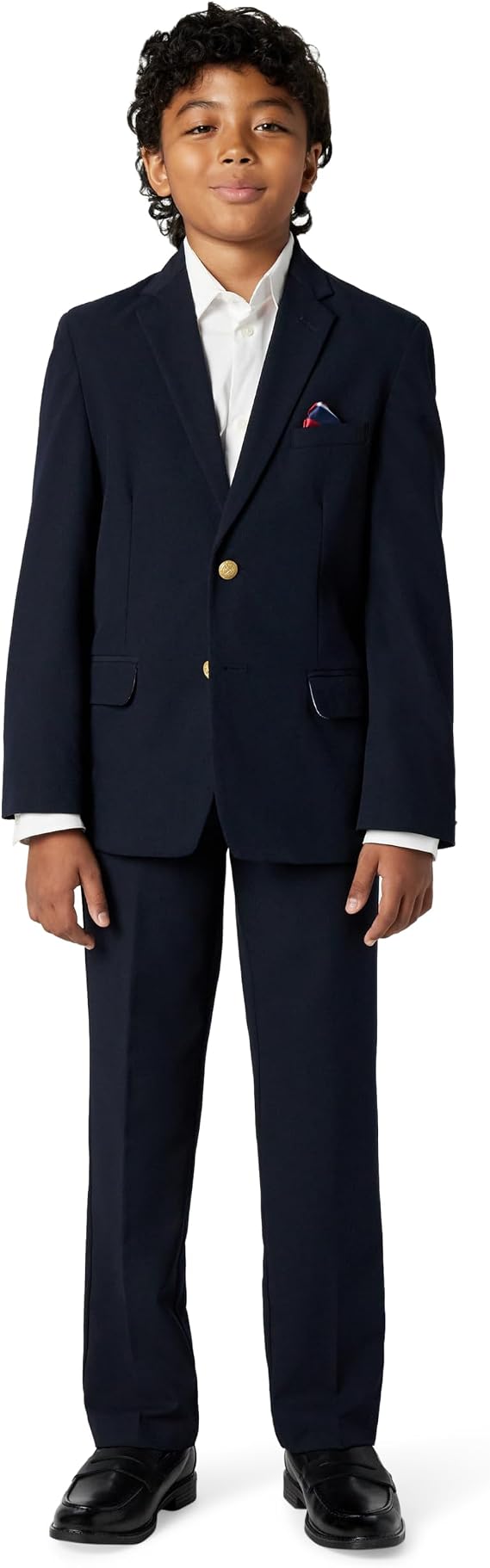 Izod Boys' Brass Button Blazer Jacket