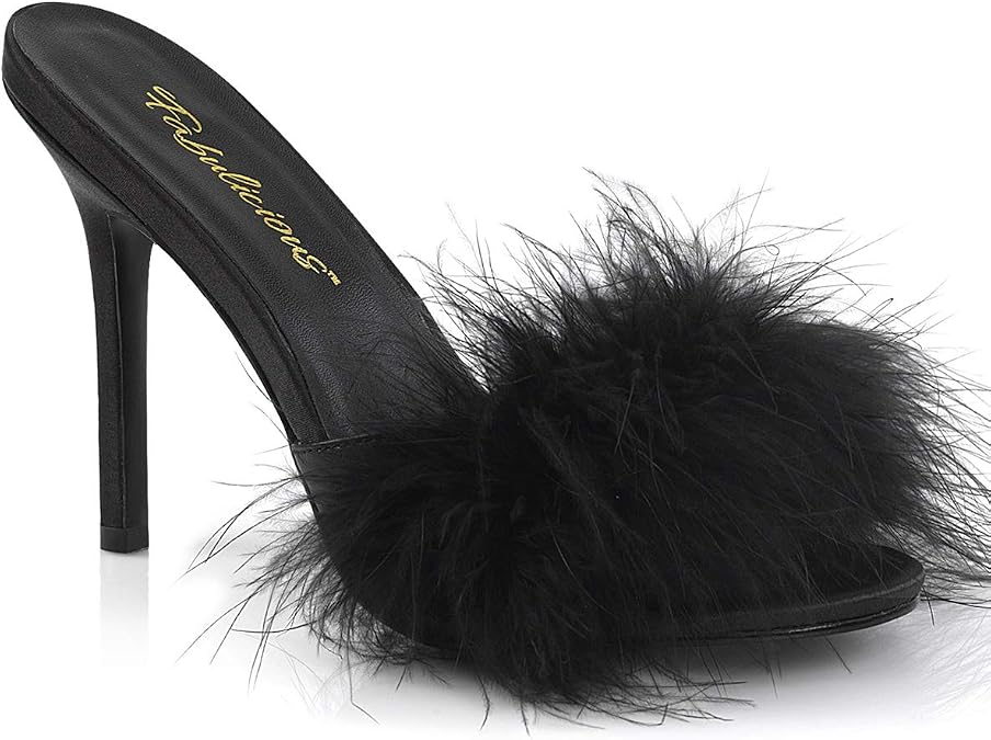 Fabulicious Women's Classique-01F Marabou Slipper