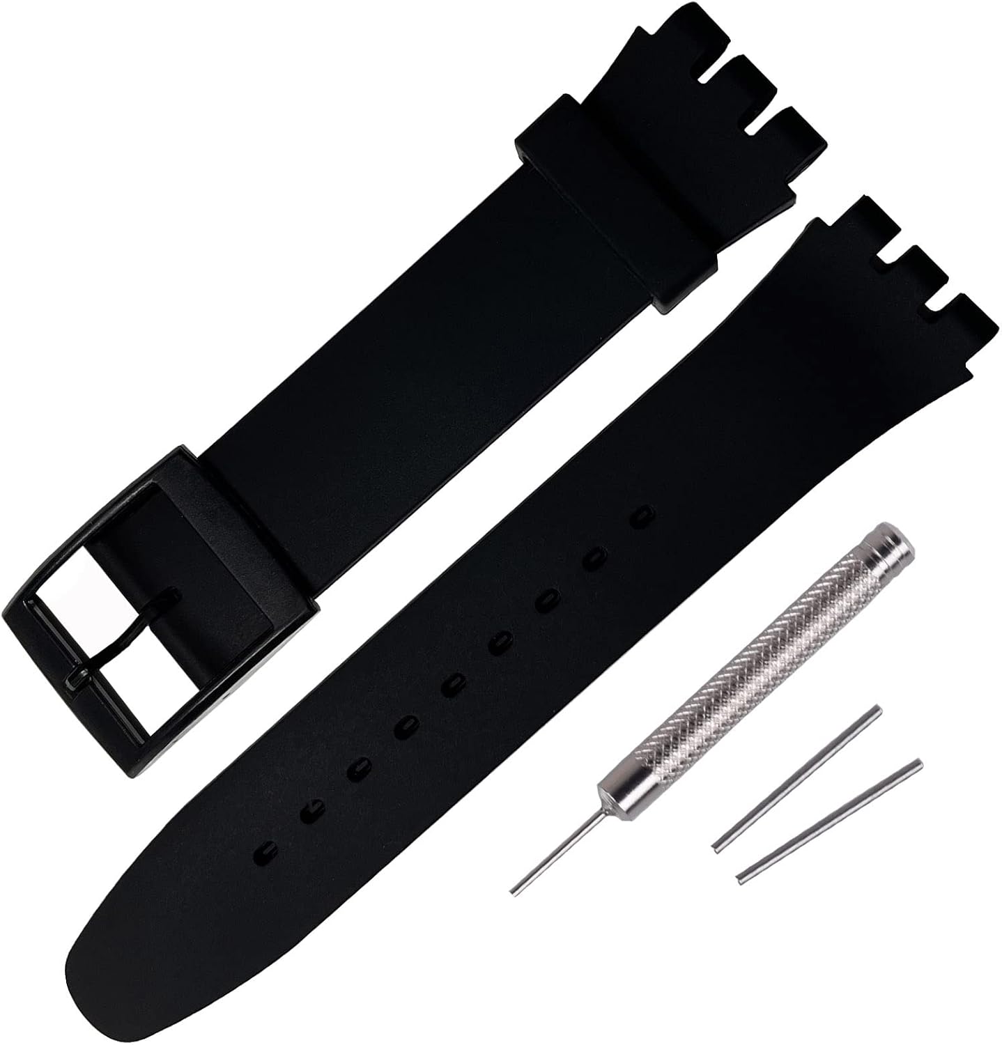 Silicone Rubber Watch StrapWatch Band Replacement for Swatch