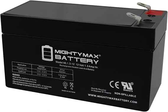 Mighty Max Battery 12V 1.3Ah Battery Replacement for Mercedes Benz N000000004039