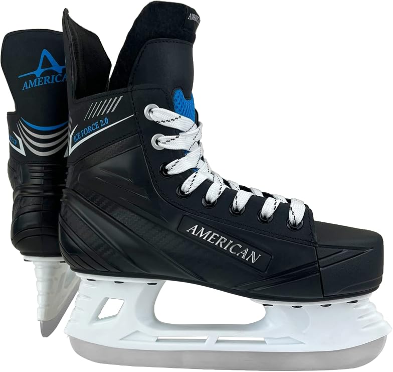 American Athletic Shoe Boy's Ice Force Hockey Skates
