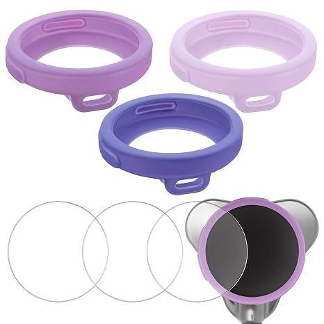 Stethoscope Protection Kit Compatible with EKO Core 500, 3 x 2.5D Tempered Glass Screen Protector and 3 x Stethoscope Case, Compatible with EKO Core 500, Proof