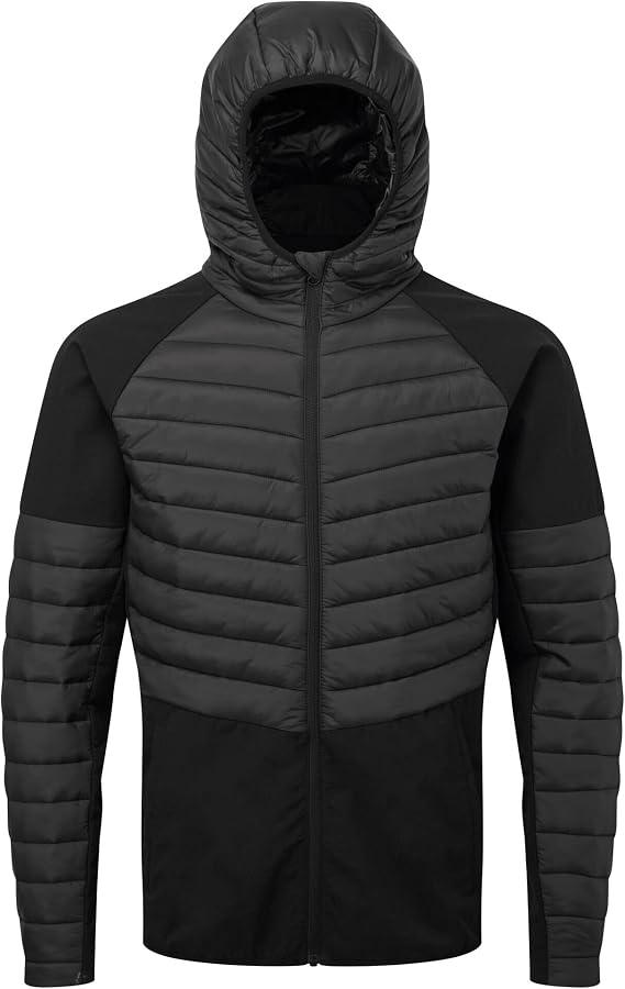 Tri Dri Mens Hybrid Soft Shell Jacket (XXL) (Black)