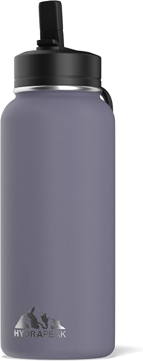 Hydrapeak Insulated Water Bottle with Chug Lid - Reusable Leak Proof Stainless Steel Water Bottles, Double Wall Vacuum Insulation | 24 Hours Cold and 12 Hours Hot