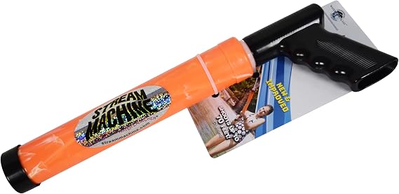 Stream Machine Water Gun Launcher, Single Barrel Water Blaster Soaker, Squirt Gun for Outdoor Games, Swimming and Paddling Pool Party, Beach, Outdoor, Garden Toys, Orange