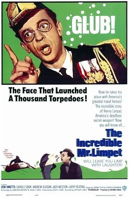 Love Bubbles The Incredible Mr. Limpet Movie 1964 Wall Art Print Movie Night Room Decor 18x24 Poster
