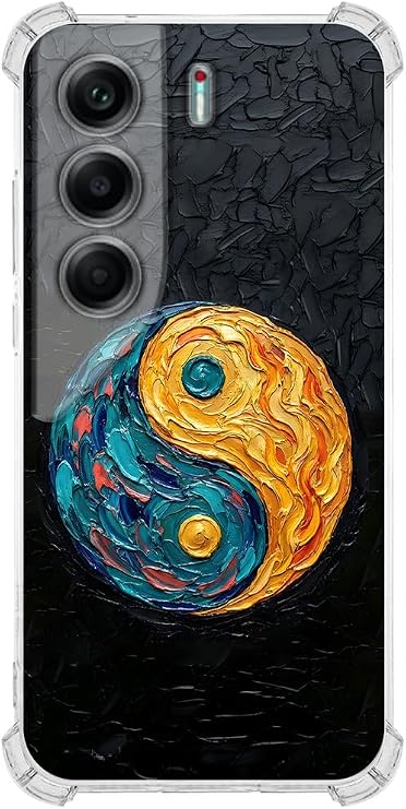 Tecno Camon 40 Pro 5G ile uyumlu Köşe Korumalı Kılıf Metamorfoz Dualite Tasarımlı Uv Baskılı