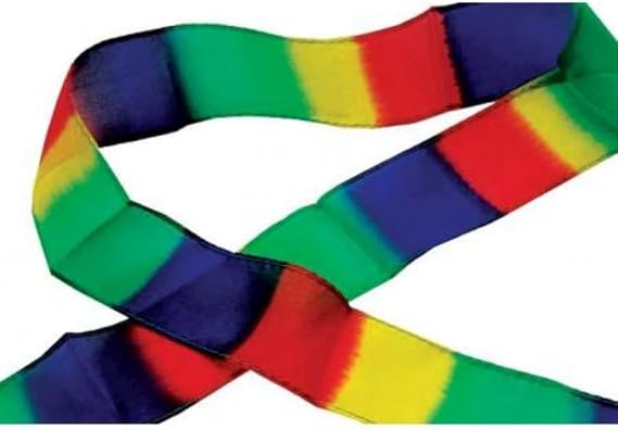 Magic Makers Rainbow Silk Streamer - Magic Trick Close-Up Performance Prop for Magicians