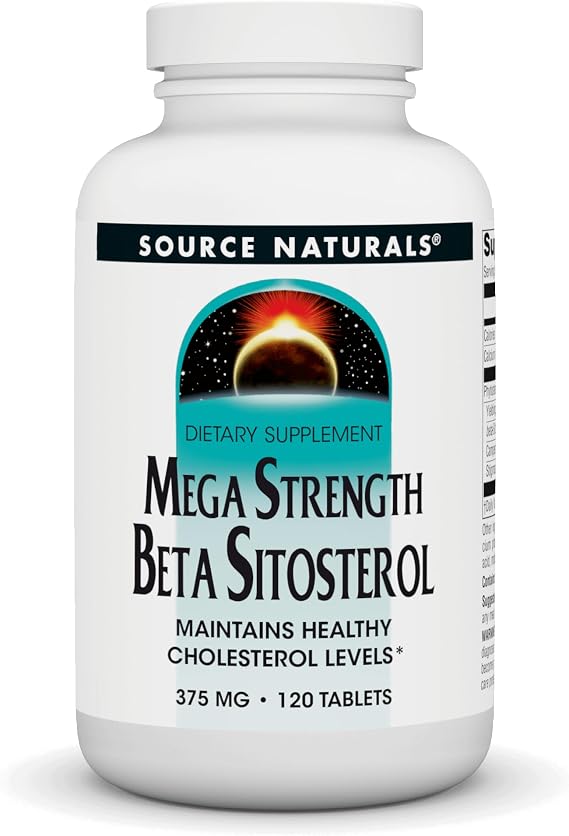 Source Naturals Mega Strength Beta Sitosterol 375mg - 120 Tablets