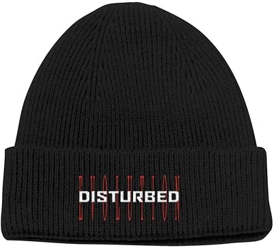 Disturbed Mens Evolution Beanie Black