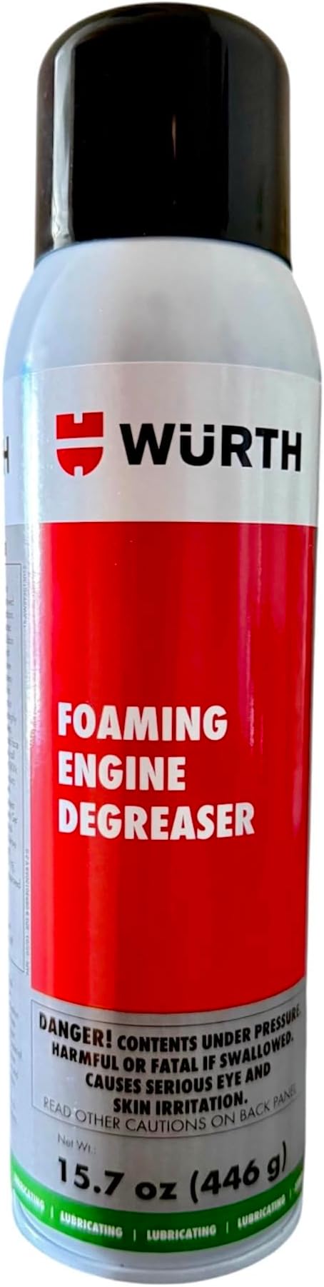 WURTH Foaming Engine Degreaser 15.7 oz Heavy Duty Engine Cleaner Foam for Cars, Trucks, Tractors & Equipment, Removes Oil, Grease, Dirt & Grime, Fast Rinsing Formula, Silicone & Phosphate Free