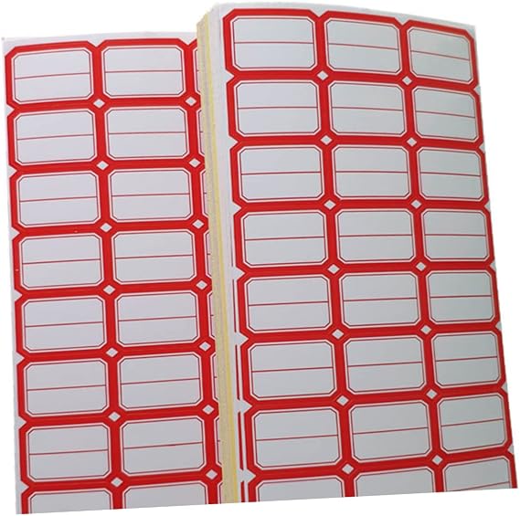 80sheets Package Labels Per Sheet Self Adhesive Price Sticker Labels for Garage Office Store
