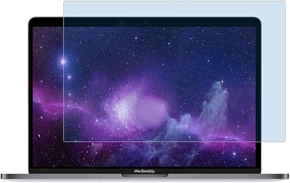 McStorey MacBook Pro 14 Ekran Koruyucu Anti Blue Ray Mavi Işık Filtreli HD PET Film A2442 A2779 A2918 A2992 A3112 A3401 A3185 A3434 A3426 A3427 M1 M2 M3 M4 M5 Çizilmeye Dayanıklı Kolay Uygulama Şeffaf