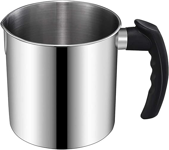 Candle Making Pouring Pot, 44 Oz Double Boiler Wax Melting Pot, Candle Making Pitcher, Heat- Handle