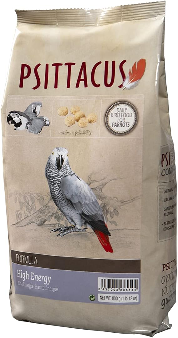 Psittacus Maintenance High Energy 800g (African Grey/Macaw/Senegal)