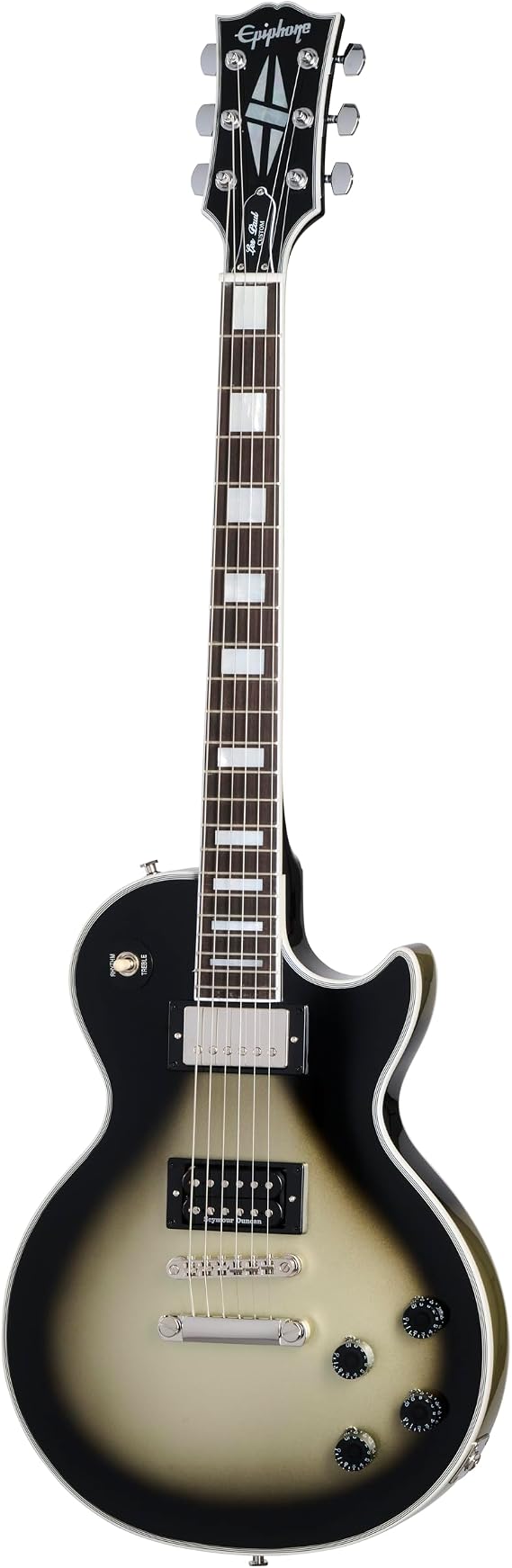 Epiphone Adam Jones 1979 Les Paul Custom, Antique Silver with Case