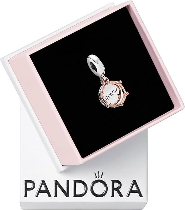 PANDORA Queen & Regal Crown Dangle Charm