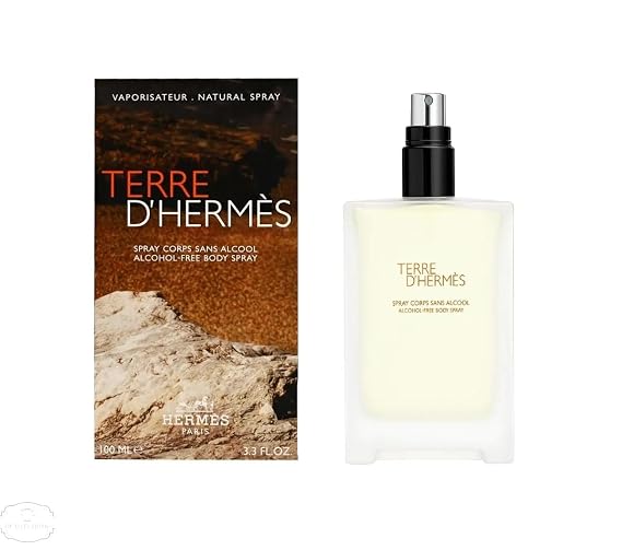 Terre D'Hermes by Hermes for Men 3.3 oz Alcohol-Free Body Spray