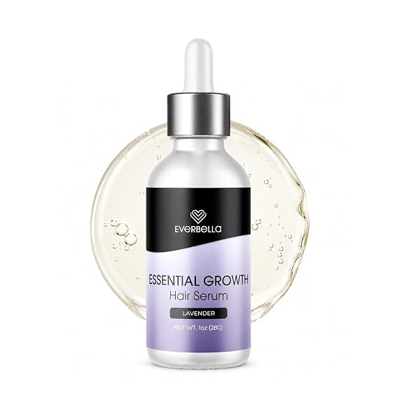 Hair Serum - 1oz, Professional Anti Frizz Smoothing Hair Serum Formula, Plant-Based Repair for Damaged Hair, Lightweight, Softens & Untangles All Hair Types (1 Oz, Lavander)