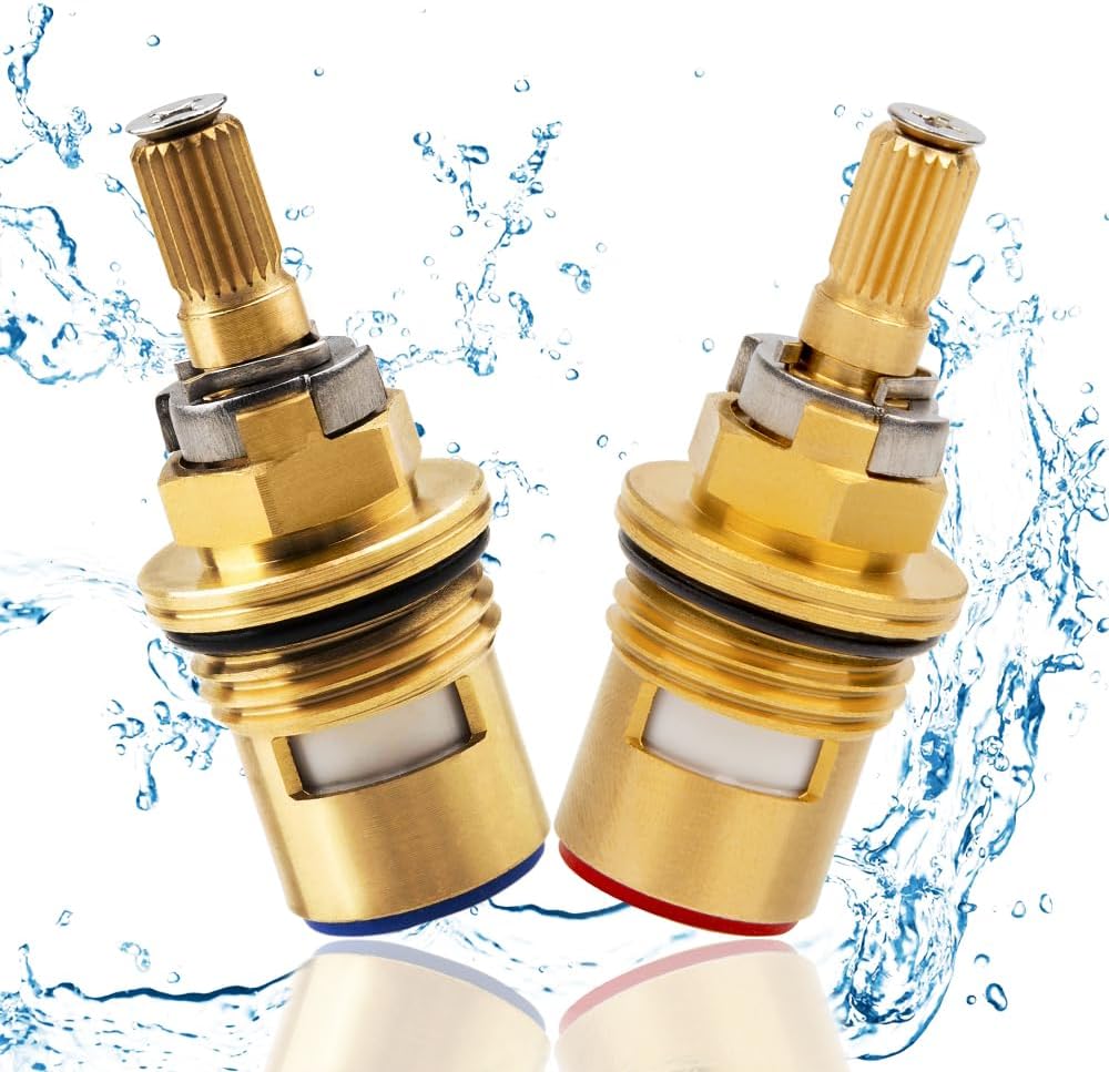 Shower Faucet Cartridge Set Compatible with Kohler K-GP77005-RP K-GP77006-RP Fits Kitchen Bathroom Faucet Replacement Pack of 2