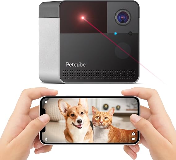Petcube Play 2 - Wi-Fi Pet Camera with Laser Toy for Cats & Dogs