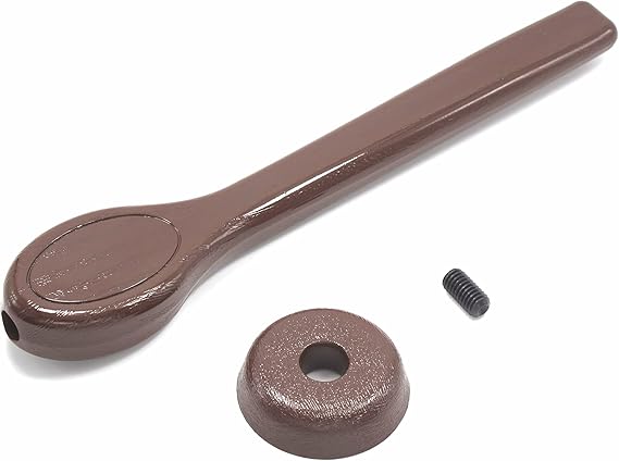 Lever Star Hole Foot Rest Release Right/Left Hand with Set Screws, Fits Lazy Boy Star Hole for Tube and More Recliner Handle and Furniture