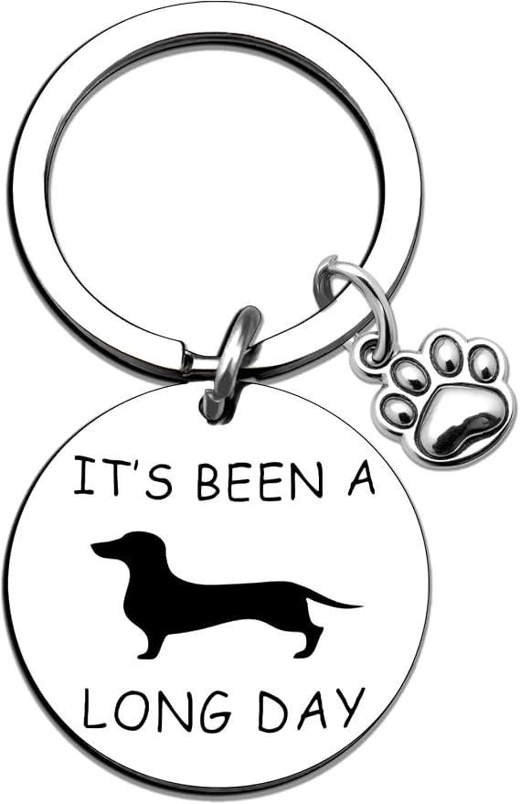 Funny Dachshund Keychain Gifts for Women Wiener Dog Gifts for Dog Lovers