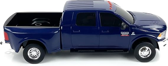 Big Country Toys Realistic Ram 3500 Mega Cab Dually Truck Toy & Trailer Hitch, 1:20 Scale Farm Toys for 3 Year Old Boys