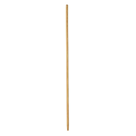 Rubbermaid Commercial Products Sanded Wood Broom Handle with Tapered Tip, 60-Inch, Natural for Floor Cleaning/Sweeping in Home/Office