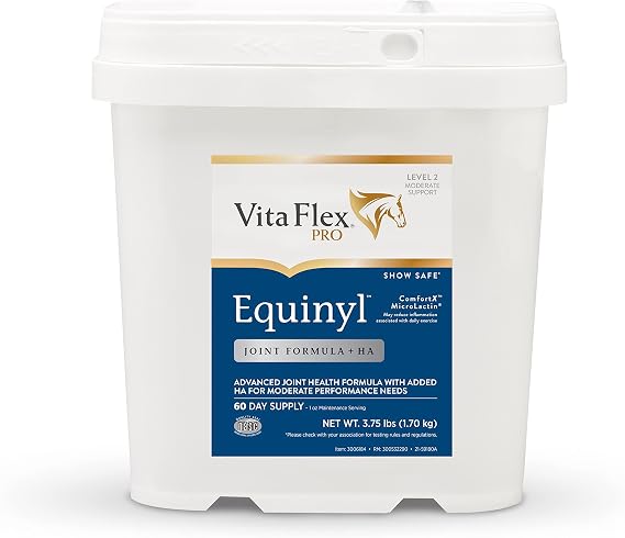 Vita Flex Pro Equinyl Formula with Hyaluronic Acid, Horse Joint Supplement, 3.75 Pounds, 60-Day Supply
