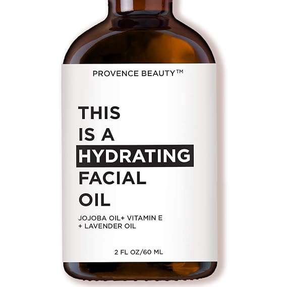 BEAUTE DE PROVENCE This is a HYDRATING Facial Oil - Jojoba Oil + Vitamin E + Lavender Oil - 2 FL OZ