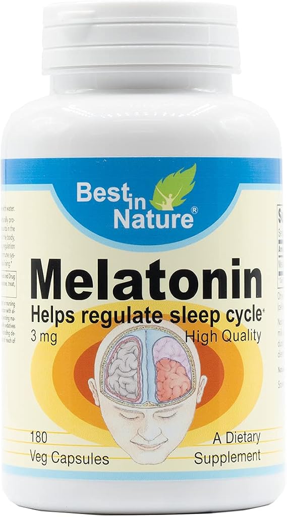 Melatonin 3mg - 180 Capsules