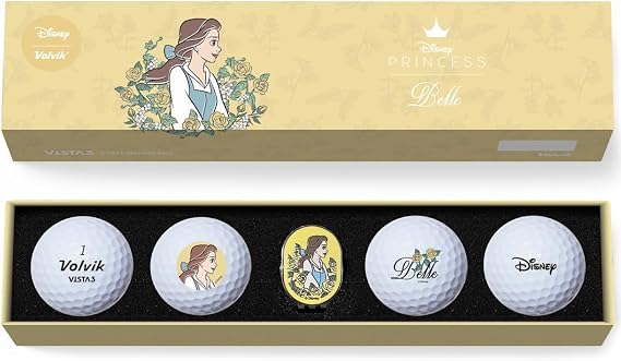 Volvik Vista3 Disney Princess Golf Balls (4 Pack)